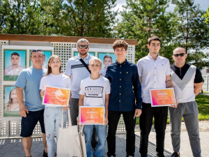 ТОРЖЕСТВЕННОЕ ОТКРЫТИЕ ДОСКИ ПОЧЁТА ЮНЫХ СПОРТСМЕНОВ ГОРОДА МОЛОДЕЖИ!