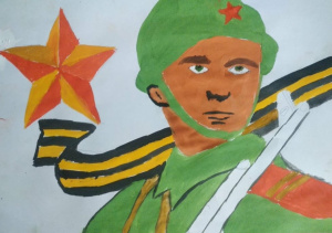 РИСУНКИ, ПОСВЯЩЁННЫЕ 79-ЛЕТИЮ ПОБЕДЫ В ВЕЛИКОЙ ОТЕЧЕСТВЕННОЙ ВОЙНЕ!