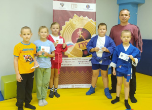 ЮНЫХ САМБИСТОВ НАГРАДИЛИ ЗНАКАМИ ОТЛИЧИЯ ГТО!