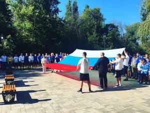Открытые тренировки  спортивной школы "Спартак" в честь  праздника День Российского флага!